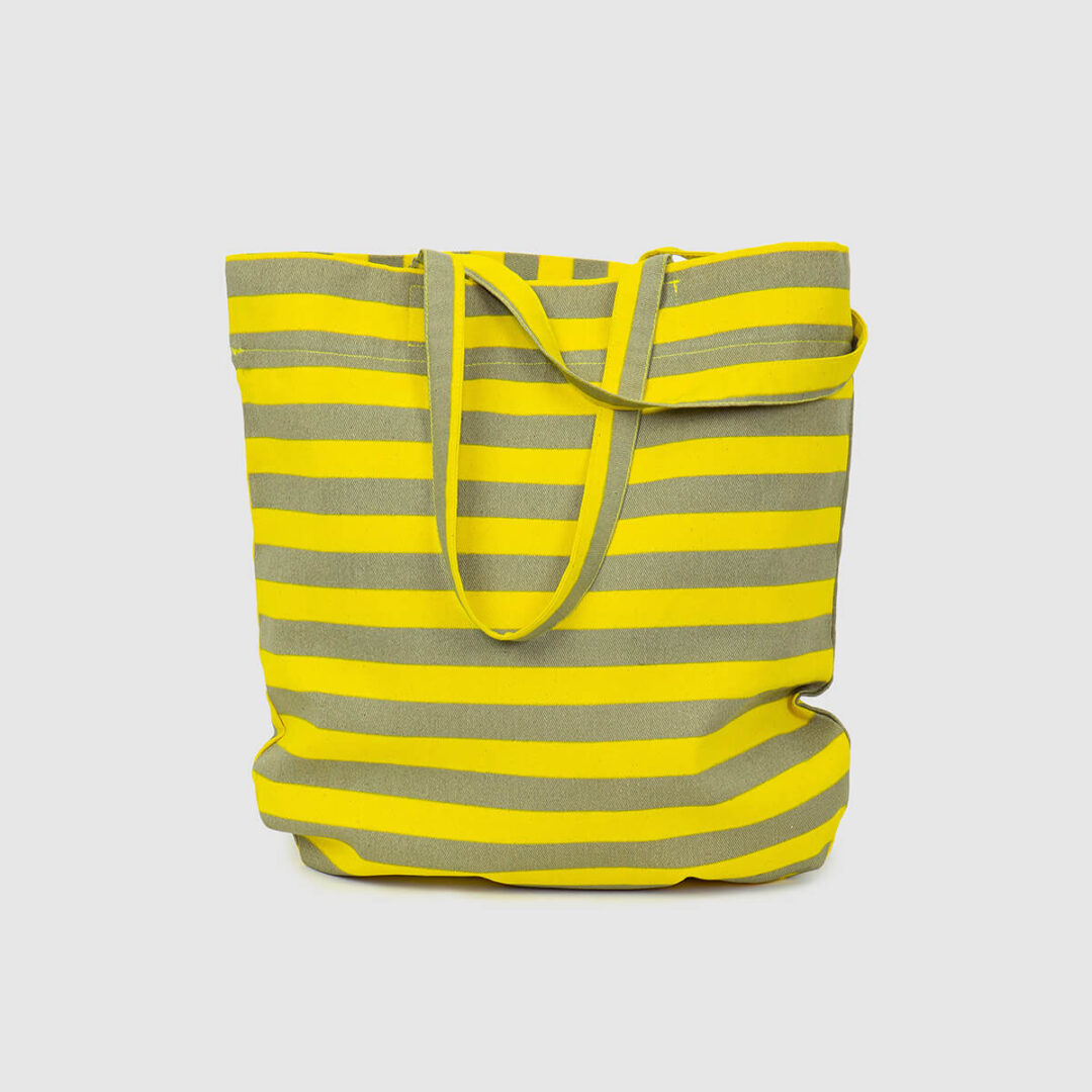 AfroArt - Randa Yellow Grey Tote Bag Image 1