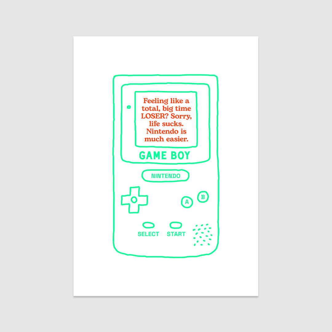 DanaiLlama - Game Boy Poster Image 1