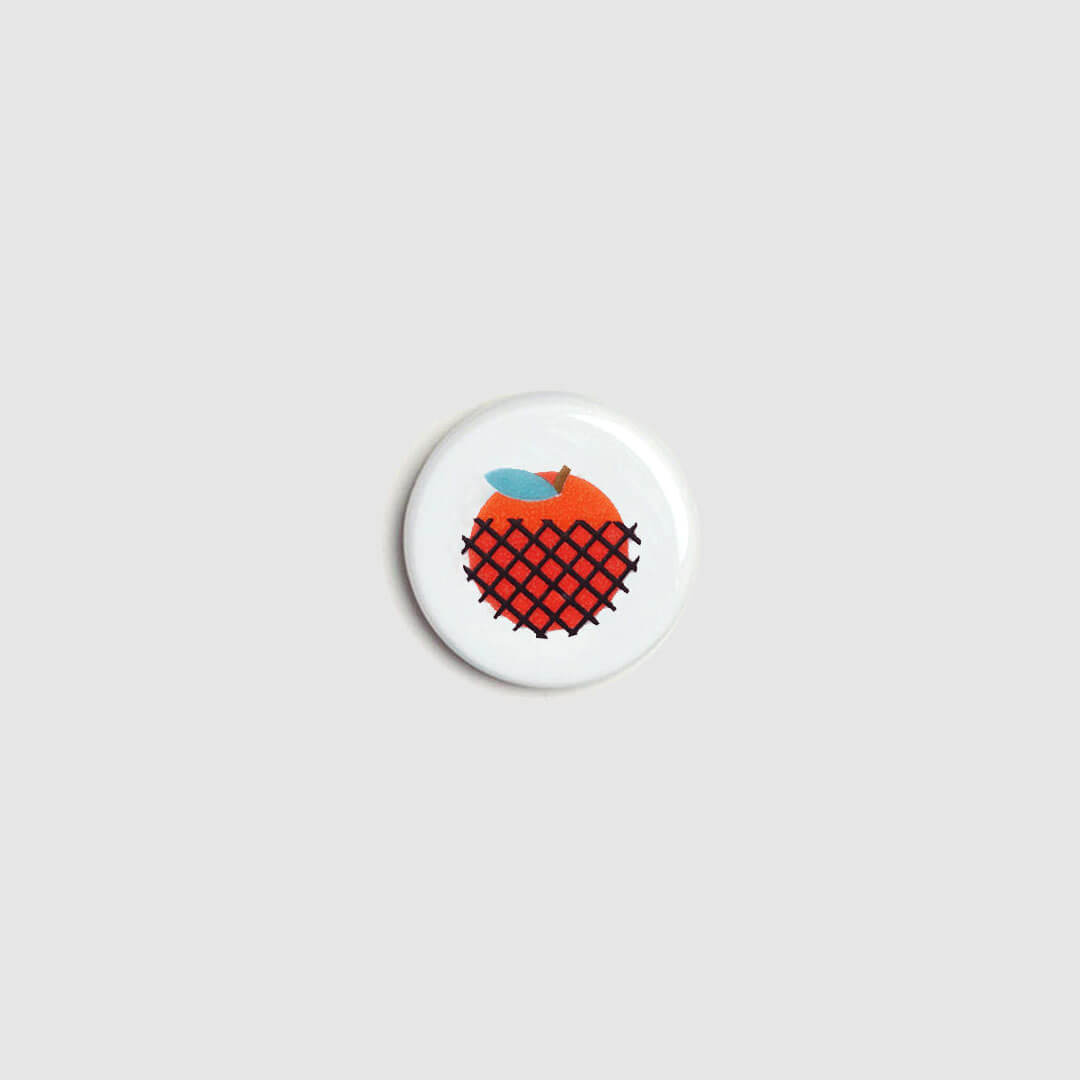 Scout Editions - Fuji Apple Porcelain Pin Image 1