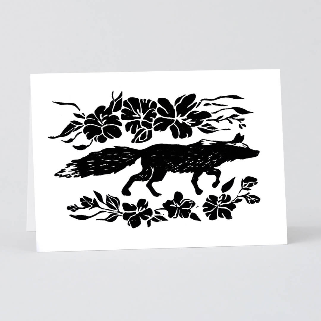 SofiesGraphics - Black Fox Card Image 2