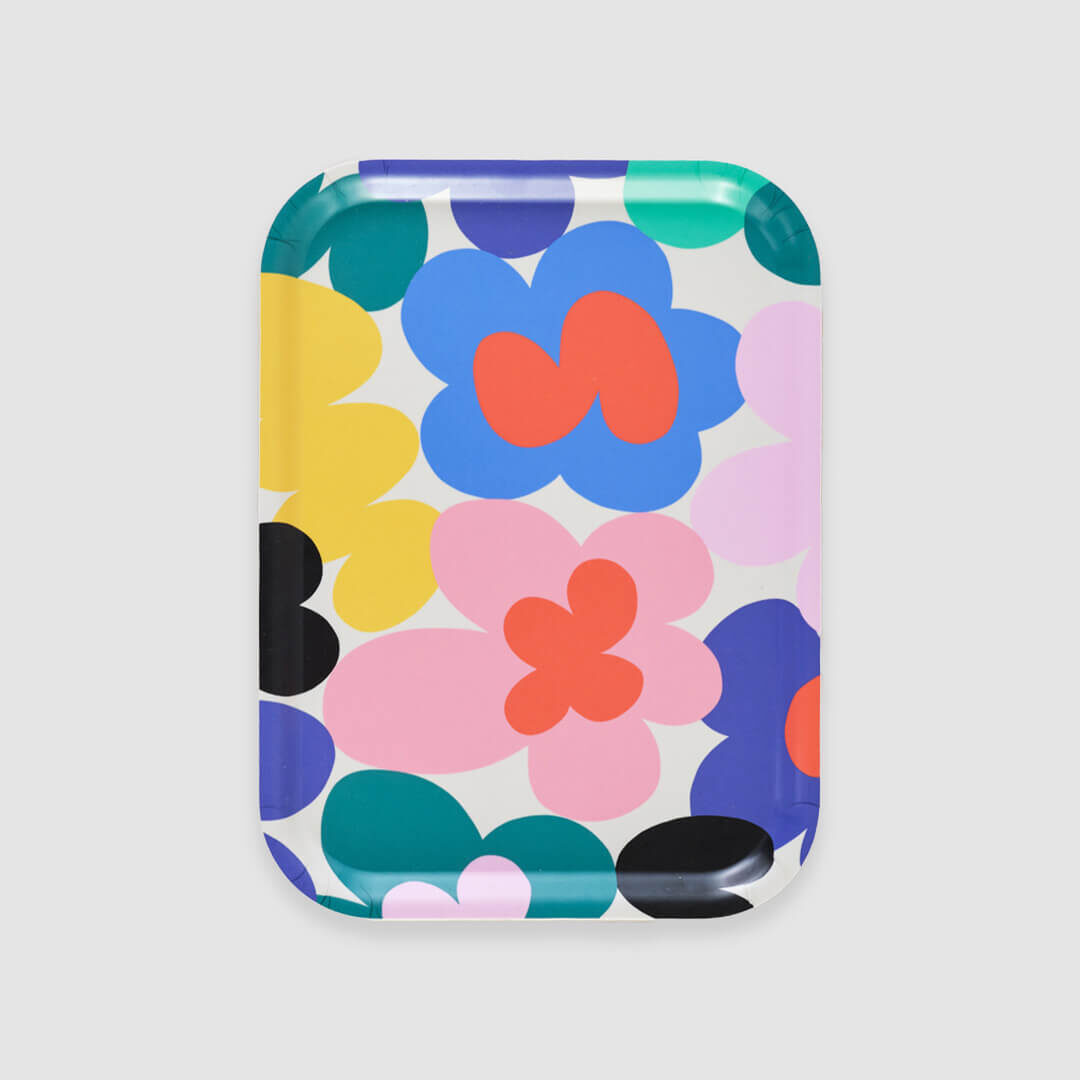 Wrap Magazine - Floral Burst Mini Art Tray Image 1