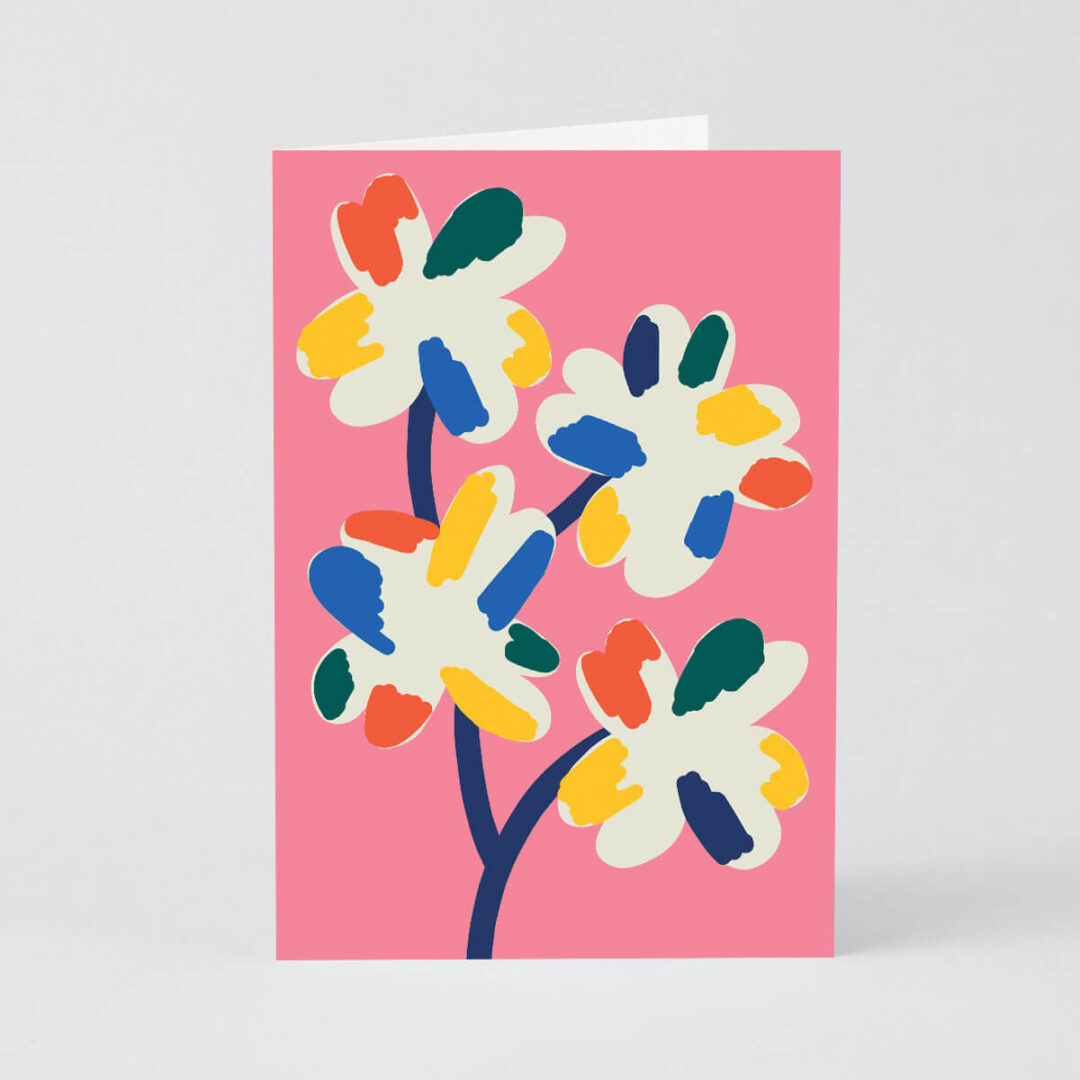 Wrap Magazine - Four Flowers Card Image 1