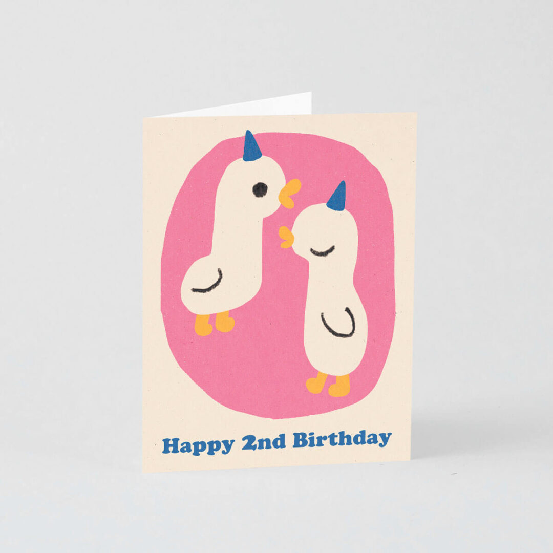 Wrap Magazine - Happy 2nd Birthday Card Image 1