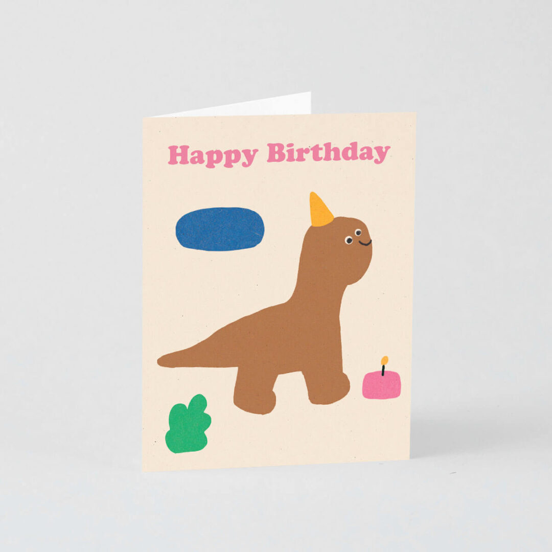 Wrap Magazine - Happy Birthday Dino Card Image 1