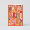 Wrap Magazine - Happy Birthday Embossed Card Image 1