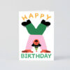 Wrap Magazine - Happy Birthday Handstand Card Image 1