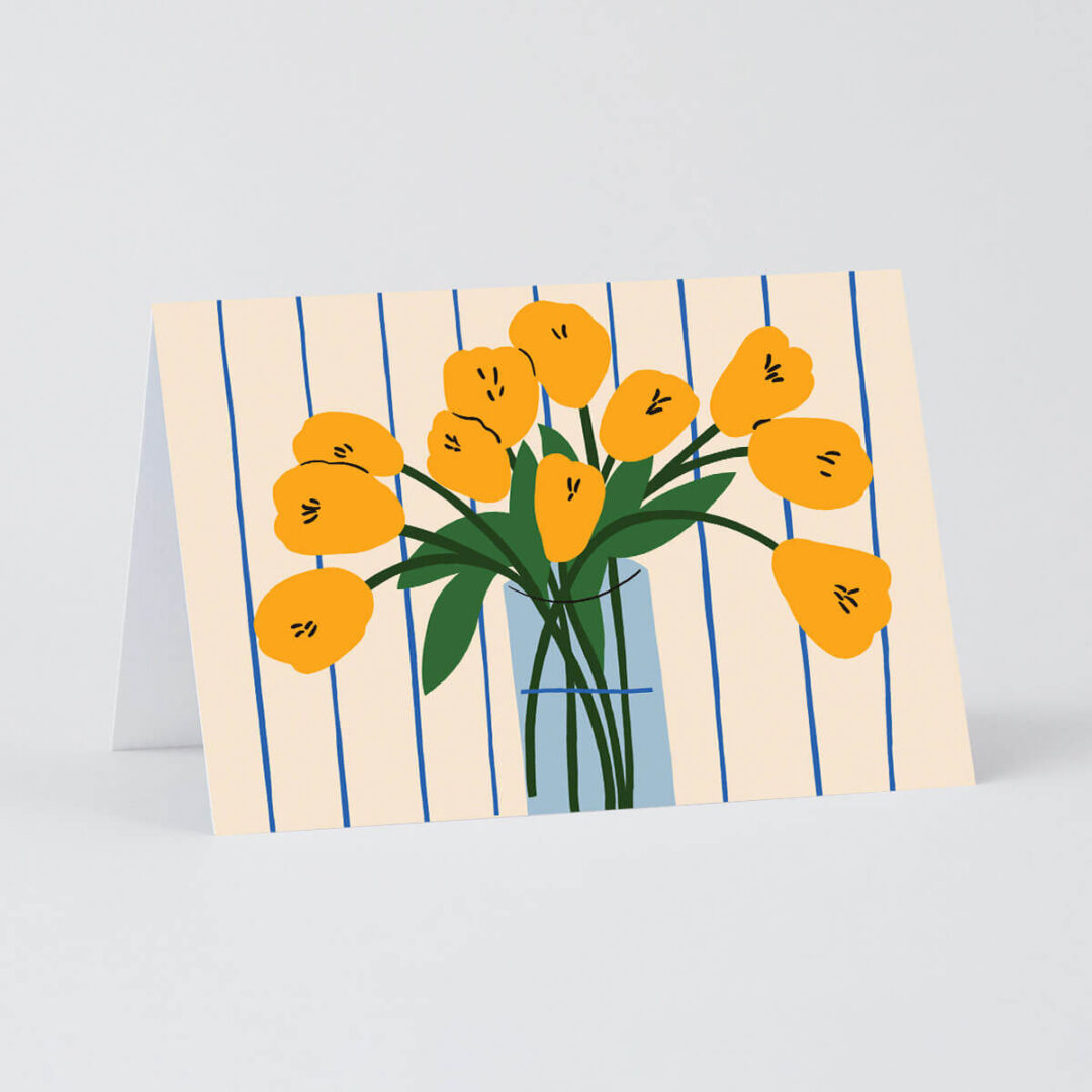 Wrap Magazine - Tulips Card Image 1