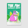 Yuk Fun - Sandwich Bunny Enamel Pin Image 1