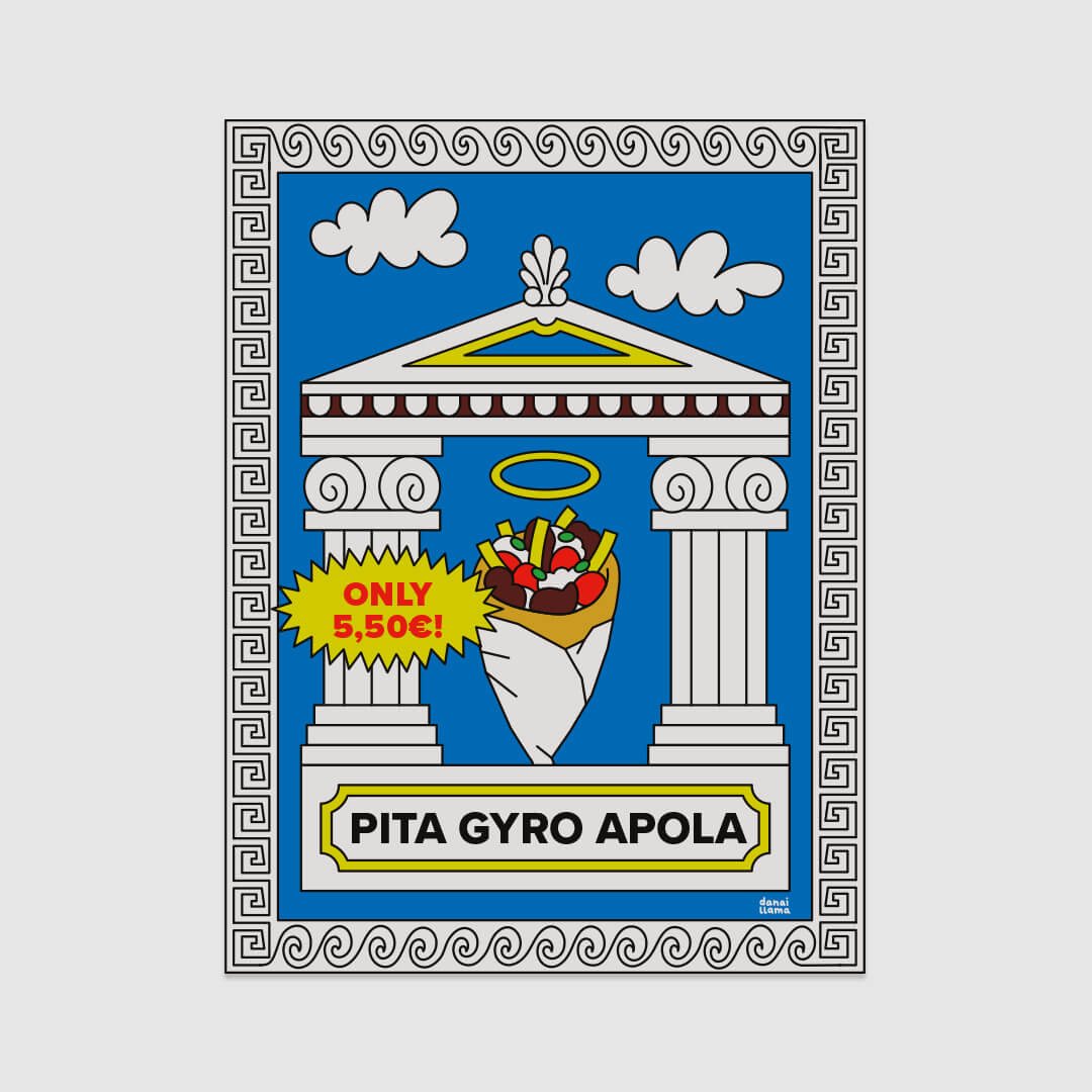 Pita Gyro Apola Poster