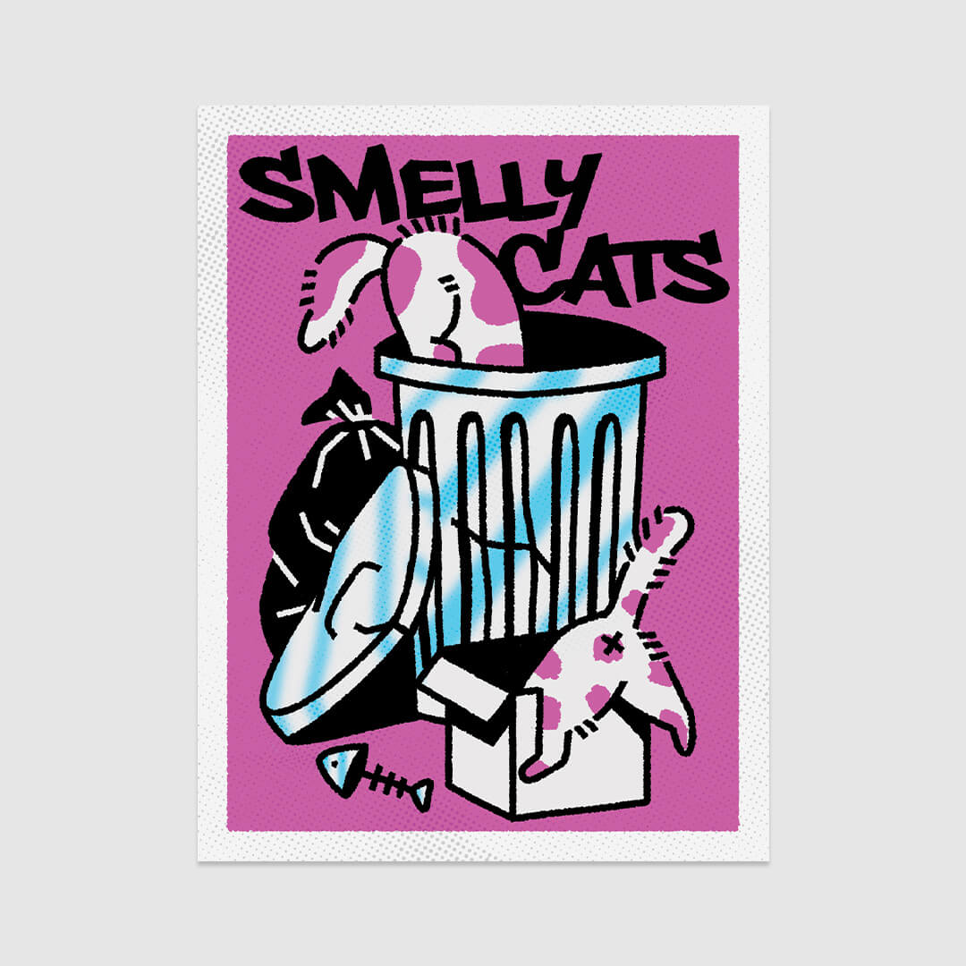 Smelly Cats Trash Poster
