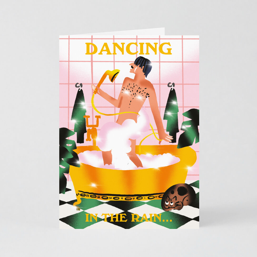 Dancing in the Rain Card