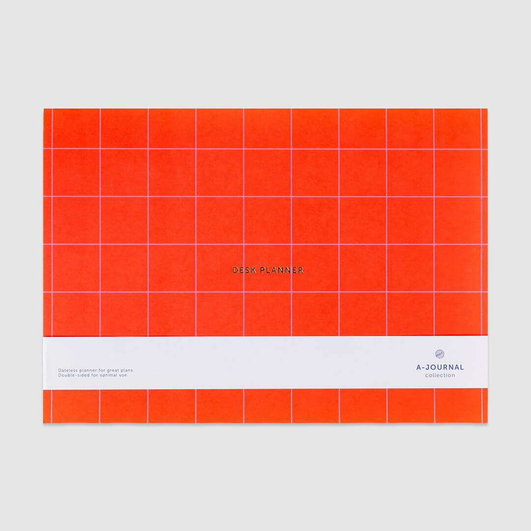 A-Journal Deskplanner Red