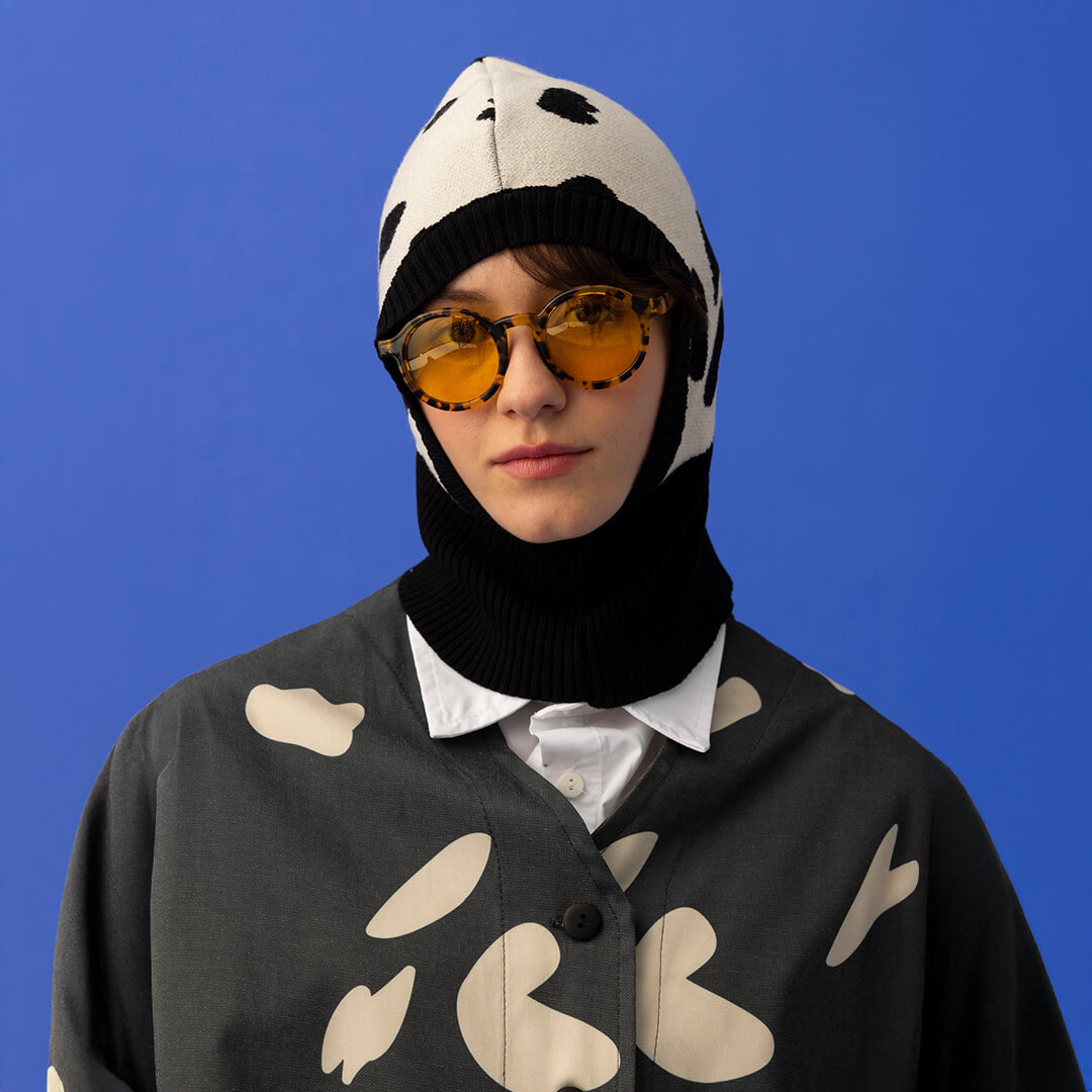 Niki Balaklava Dalmatian - Ecru