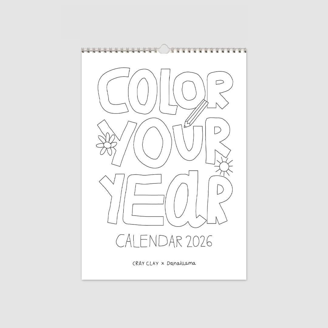 2026 Color Your Year Calendar