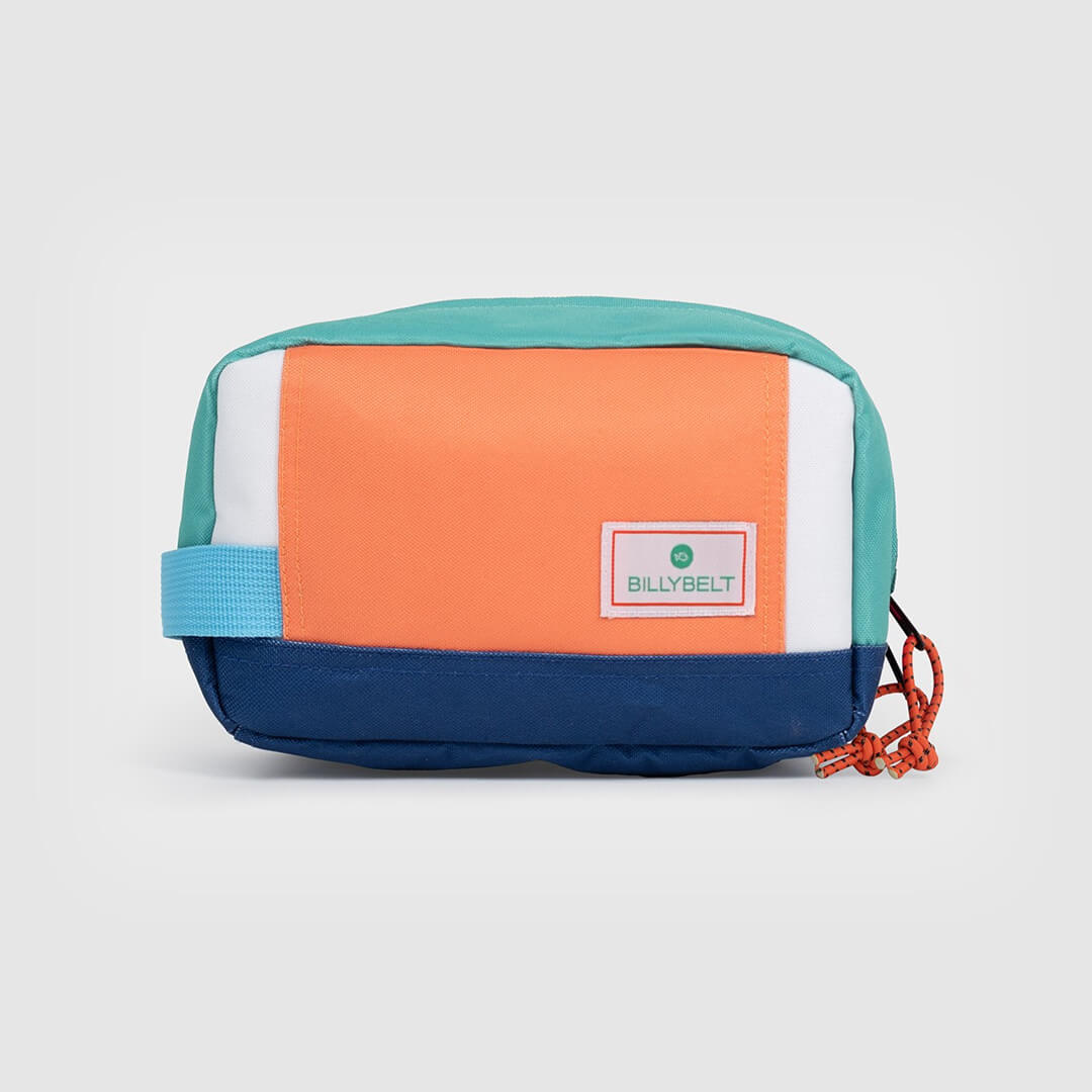 Toiletry Bag Orange & Green