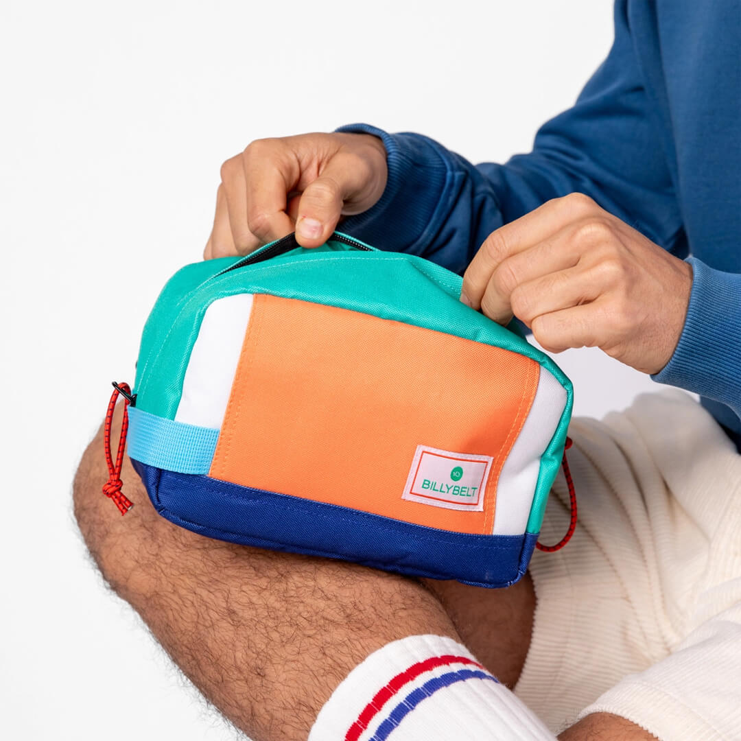 BILLYBELT – Toiletry Bag 57 Orange Green – 2