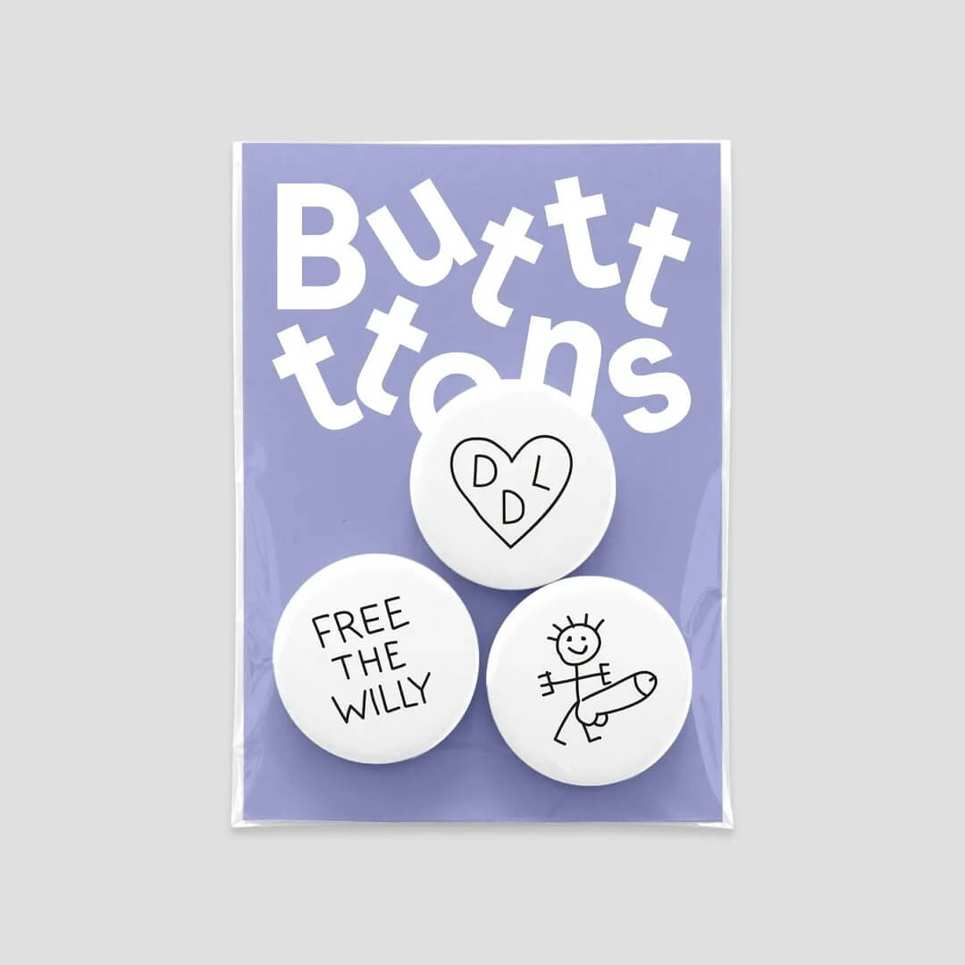 Free The Willy Butt-Ons