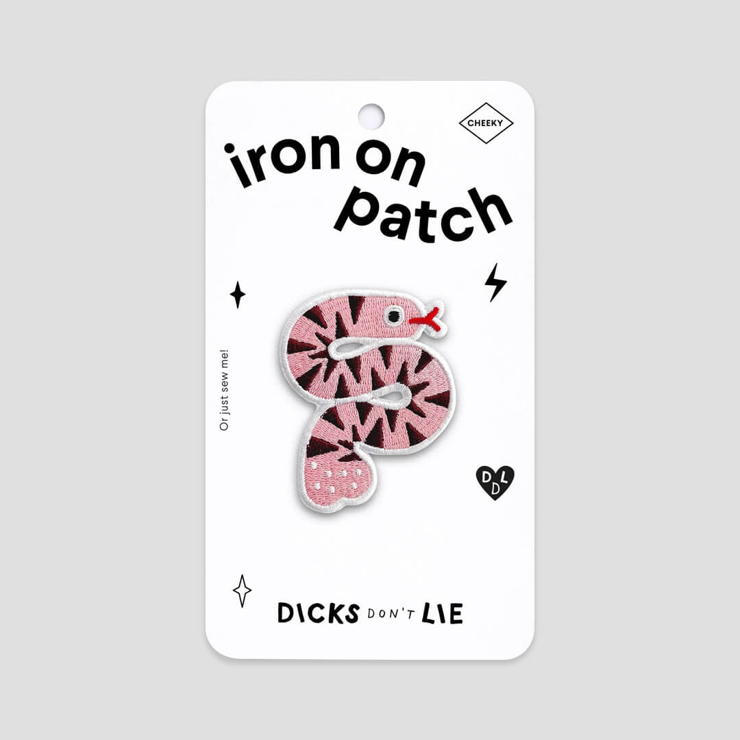 Trouser Snake Iron-On Patch