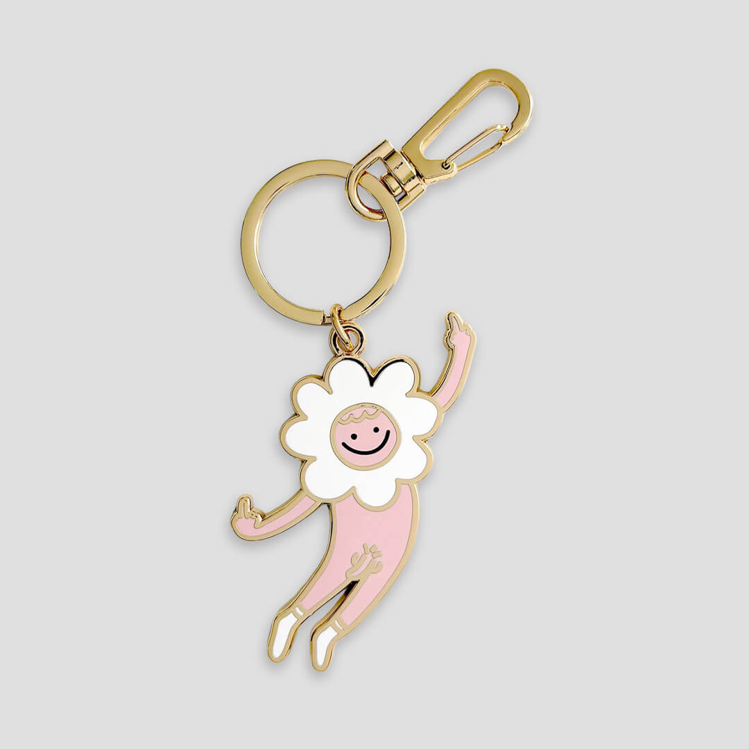 Flower Boy Keychain