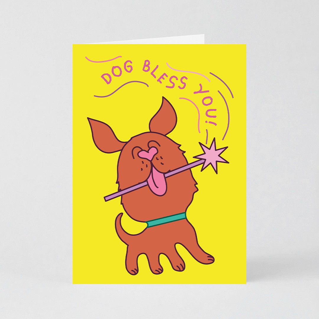 Dog Bless You Card