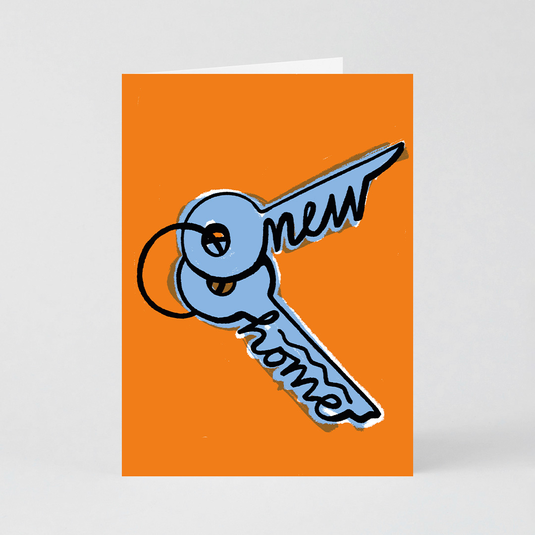 New Home Keys Card